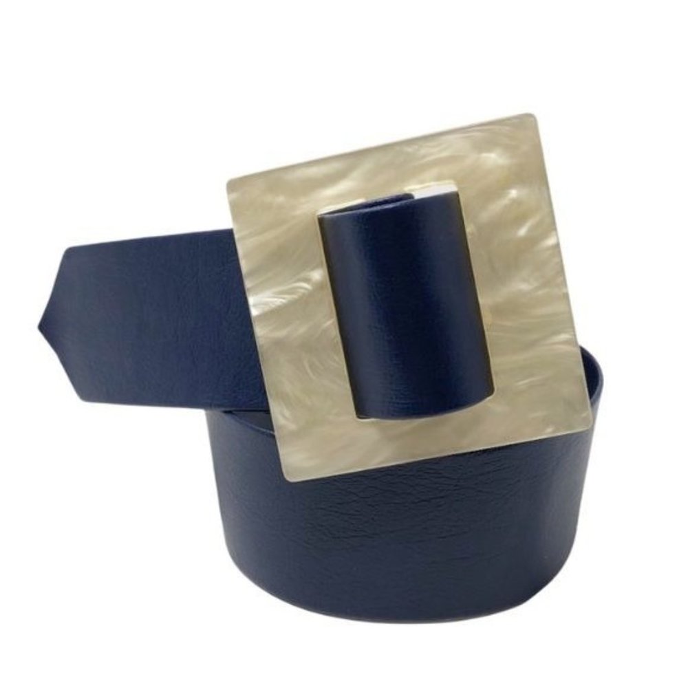 Wide Purple Belt decorative Buckle